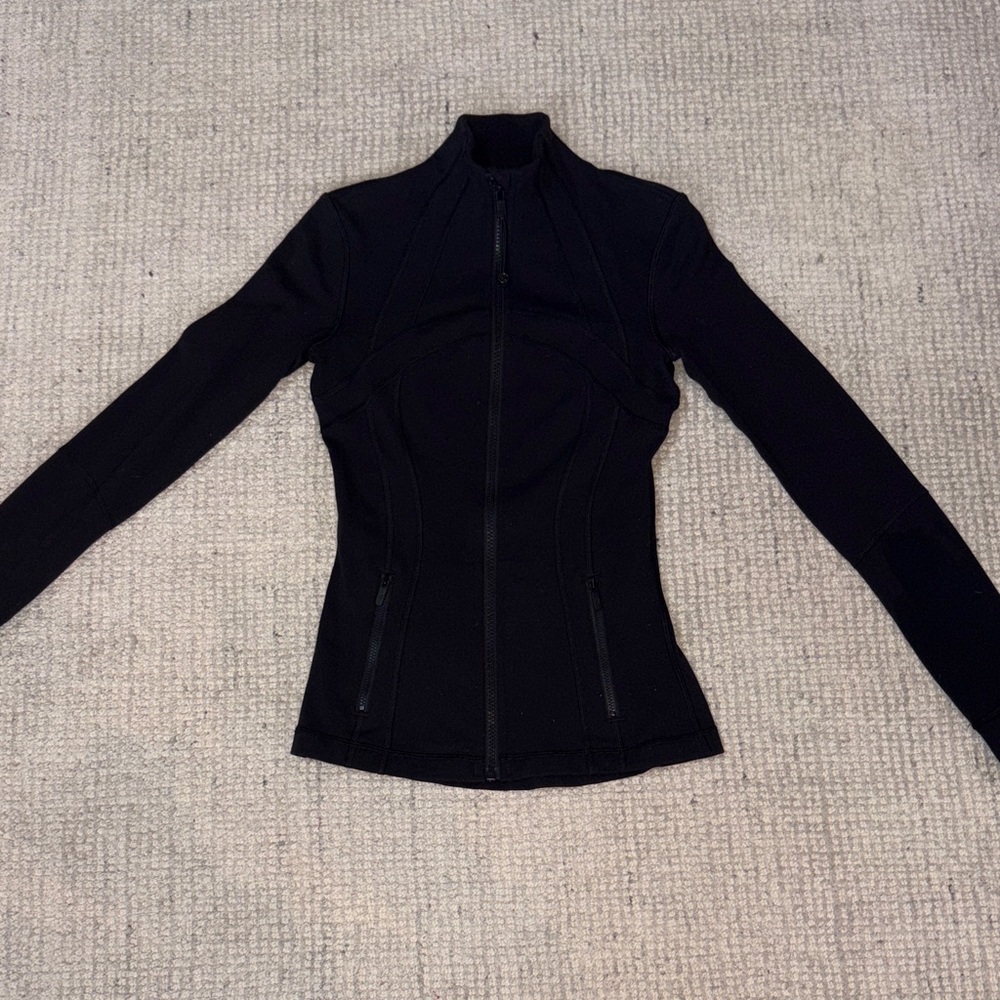 lululemon athletica Black Full-Zip Athletic Jacket